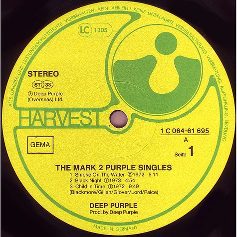 Deep Purple - The Mark 2 Purple Singles