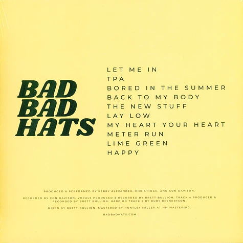 Bad Bad Hats - Bad Bad Hats