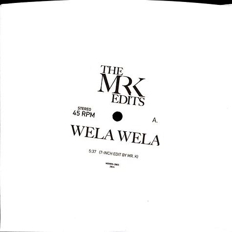 Mr. K - Wela Wela / Komi Ke Kenam Edits By Mr. K