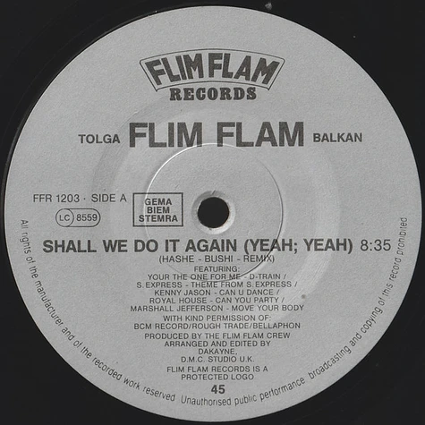 Flim Flam - Shall We Do It Again (DMC Remix)