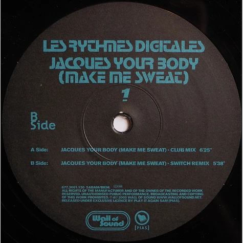 Les Rythmes Digitales - Jacques Your Body (Make Me Sweat) 1