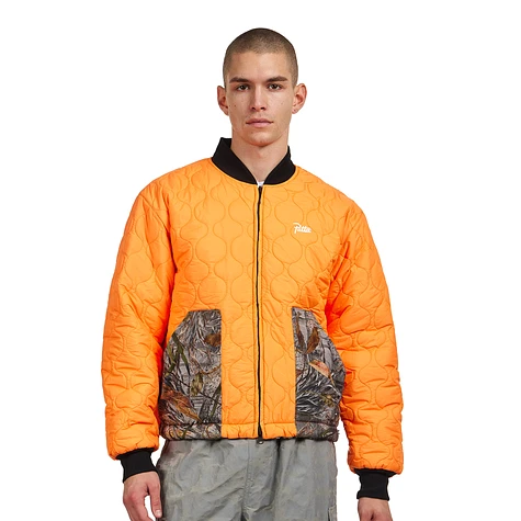 Patta - Nature Print Reversible Canvas Bomber Jacket