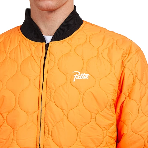 Patta - Nature Print Reversible Canvas Bomber Jacket