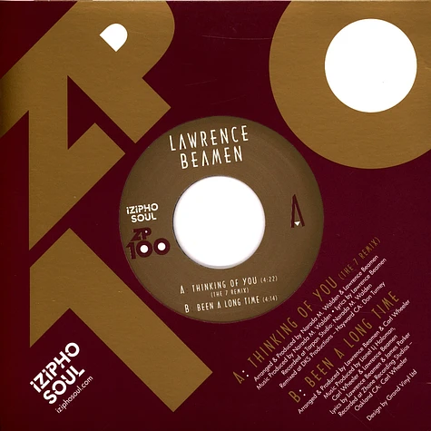 Lawrence Beamen - Thinking Of You / Been A Log Time Black Vinyl Edition