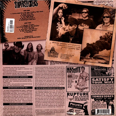 Supersuckers - Motherfuckers Be Trippin`Splatter Vinyl Edition