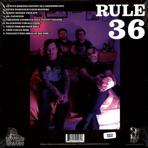 Intercourse - Rule 36 Colored Vinyl Edition