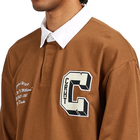 Carhartt WIP - L/S Brown Ducks Rugby Shirt