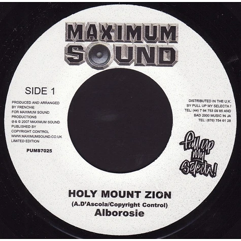 Alborosie - Holy Mount Zion