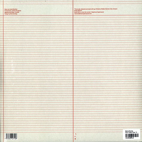 Andre Bratten - Slay Tracks Clear Vinyl Edition