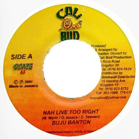 Buju Banton - Nah Live Too Right