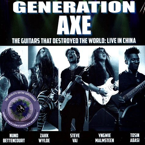 Vai / Wylde / Malmsteen / Bettencourt / Abasi - Generation Axe:The Guitars That...Splatter Vinyl Edition