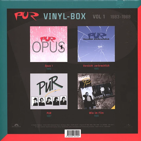 Pur - Pur Vinyl Edition-Box Volume 1 1983 - 1988