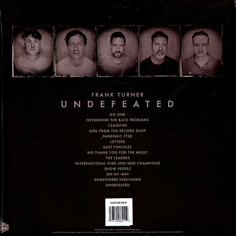 Frank Turner - Undefeated Purple Vinyl Edition