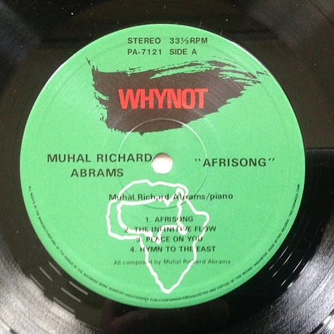 Muhal Richard Abrams - Afrisong