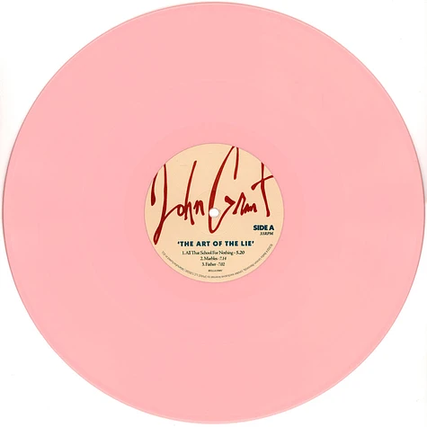 John Grant - The Art Of The Lie Pink Vinyl Edition