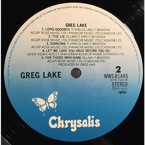 Greg Lake - Greg Lake