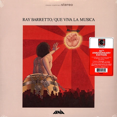 Ray Barretto - Que Viva La Musica Black Vinyl Edition