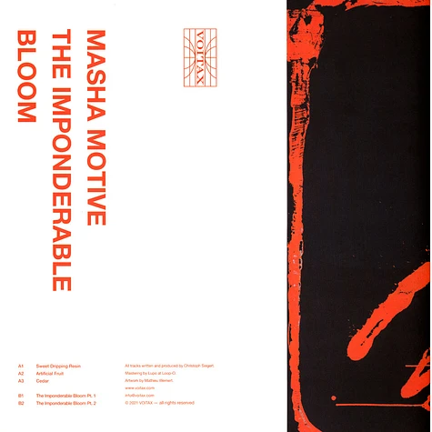 Masha Motive - The Imponderable Bloom