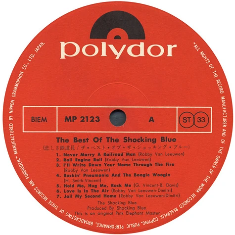 Shocking Blue - The Best Of The Shocking Blue