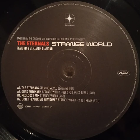 The Eternals Featuring Benjamin Diamond - Strange World