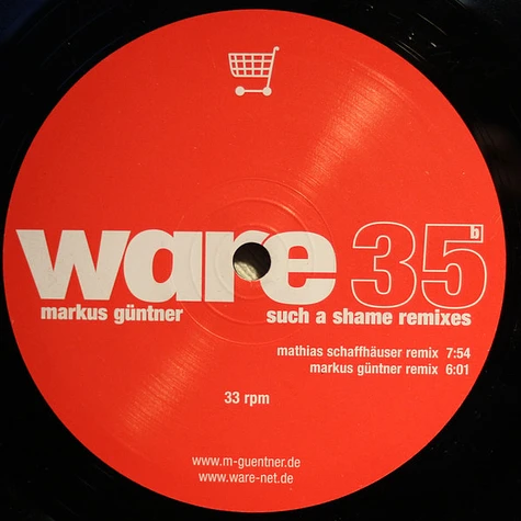 Markus Guentner - Such A Shame Remixes