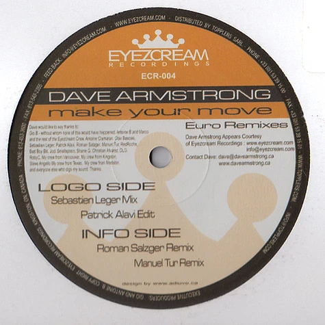Dave Armstrong - Make Your Move (Euro Mixes)