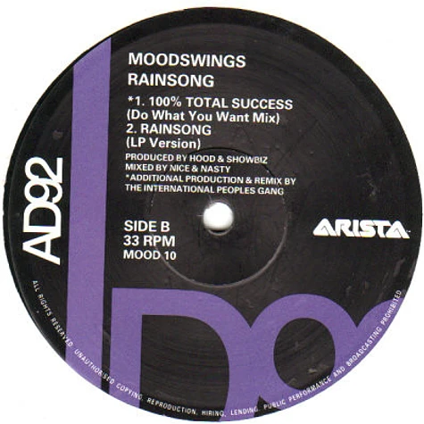 Moodswings - The Rainsong EP