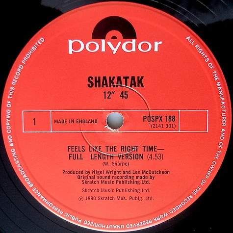 Shakatak - Feels Like The Right Time