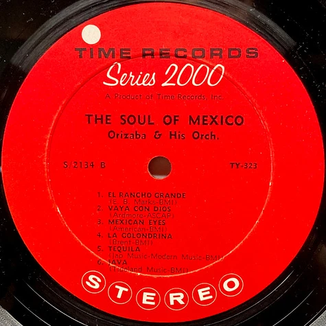 Orizaba And His Orchestra - The Soul Of Mexico