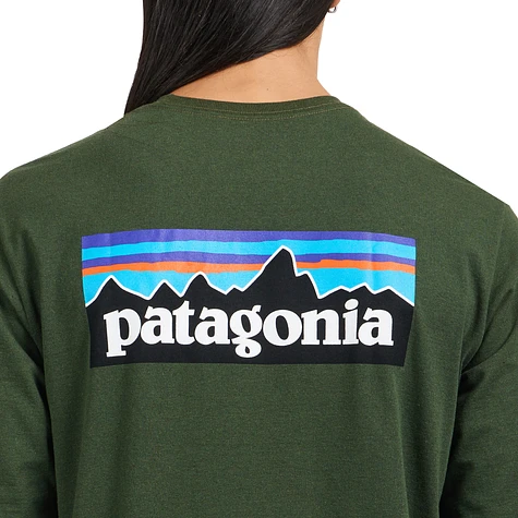 Patagonia - Long-Sleeved P-6 Logo Responsibili-Tee