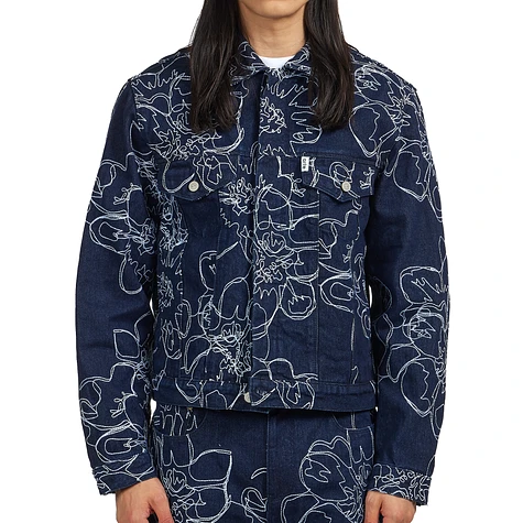 Arte Antwerp - Flower Stitch Denim Jacket