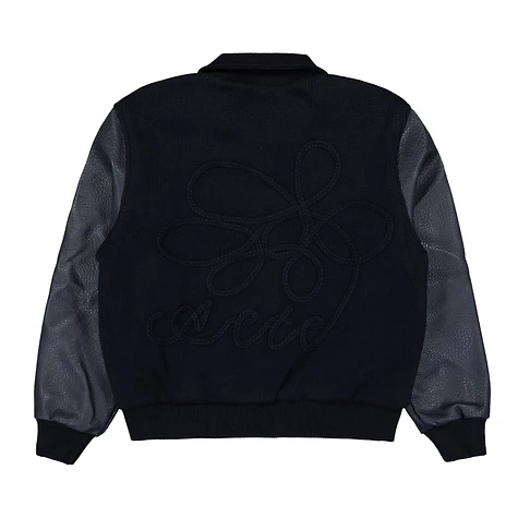 Arte Antwerp - Embroidered Flower Varsity Jacket