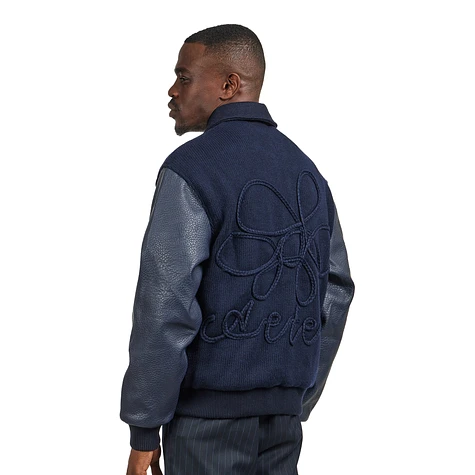 Arte Antwerp - Embroidered Flower Varsity Jacket