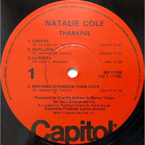 Natalie Cole - Thankful