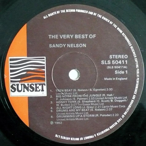 Sandy Nelson - The Very Best Of Sandy Nelson