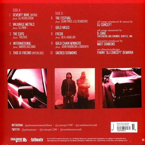 Planet Asia & DJ Concept - Seventy Nine Alternate Art Edition