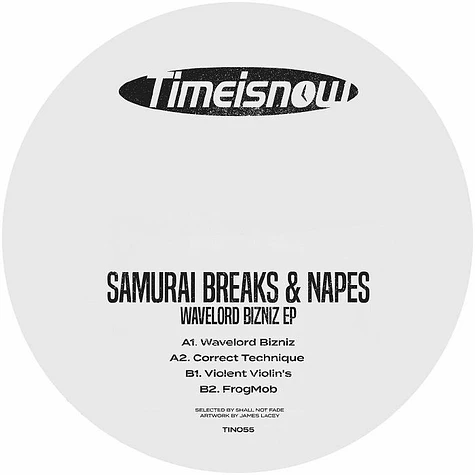 Samurai Breaks & Napes - Wavelord Bizniz Ep Green Marbled Vinyl 2024 Repress Edition