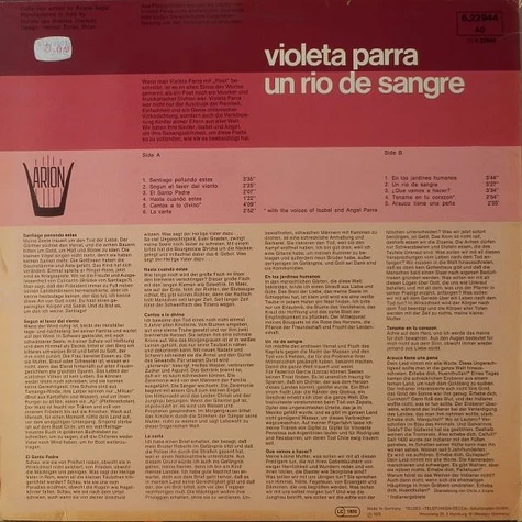 Violeta Parra - Un Rio De Sangre