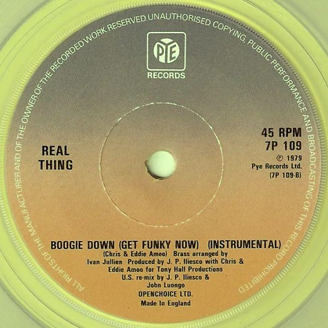 The Real Thing - Boogie Down (Get Funky Now)