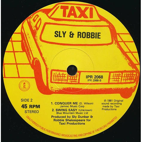 Sugar Minott / Sly & Robbie - Devil's Pickney / Conquer Me / Swing Easy
