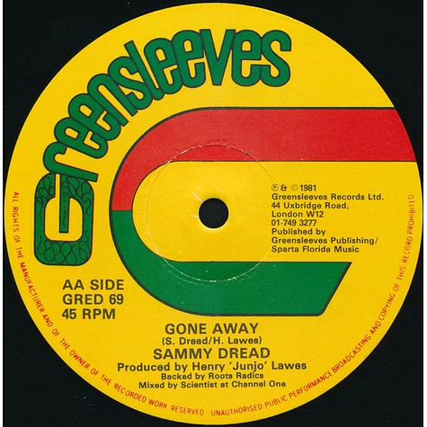 Don Carlos & Captain Sinbad / Sammy Dread - I'm Not Crazy / Gone Away