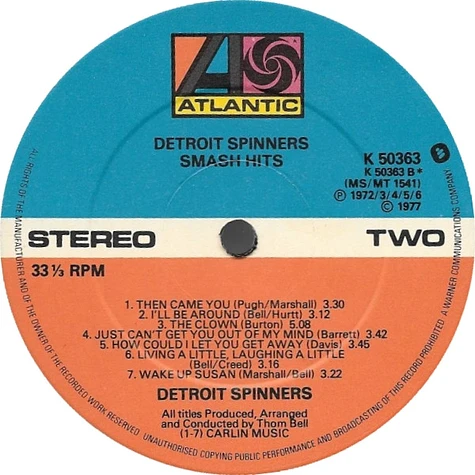 Spinners - Smash Hits