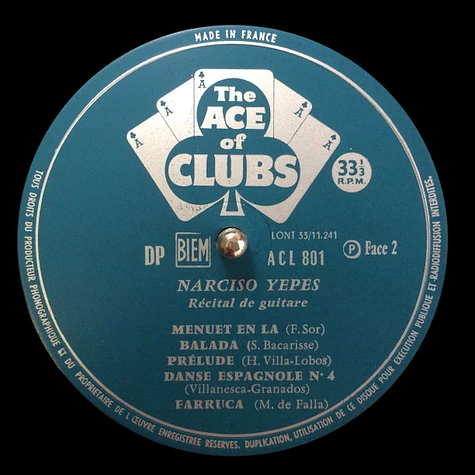 Narciso Yepes - Récital De Guitare