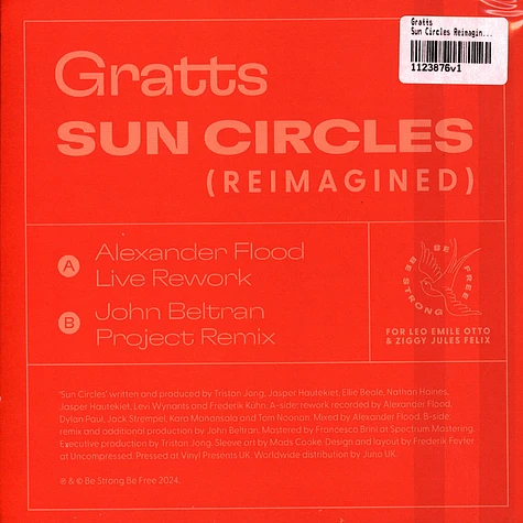 Gratts - Sun Circles Reimagined Translucent Orange Vinyl Edition