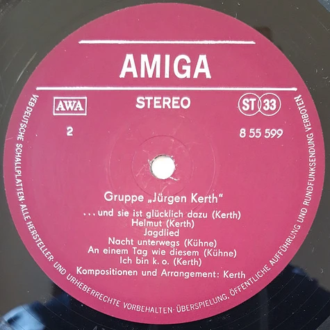 Jürgen Kerth Band - Gruppe Jürgen Kerth