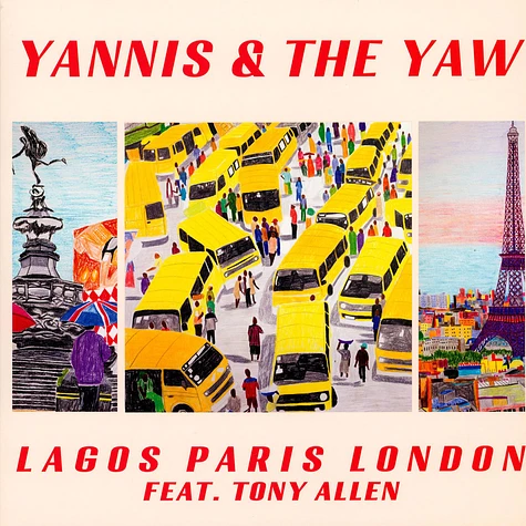 Yannis & The Yaw - Lagos Paris London EP Red Vinyl Edition