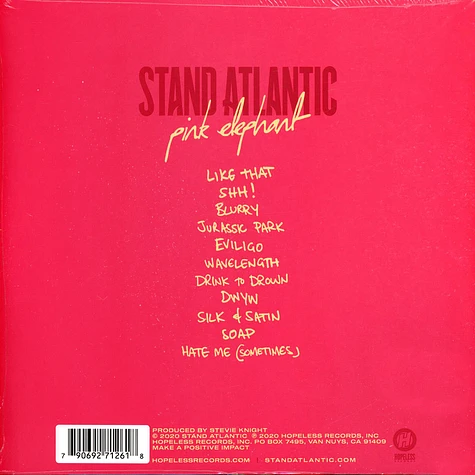 Stand Atlantic - Pink Elephant Light Blue Vinyl Edition