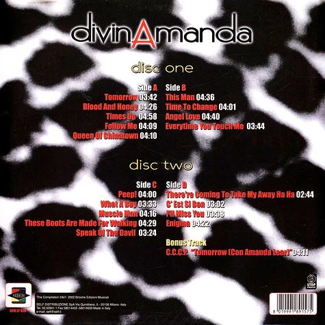 Amanda Lear - Divina Amanda Red & Yellow Vinyl Edition