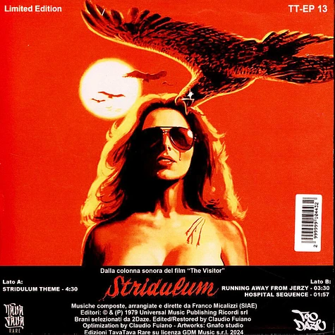 Franco Micalizzi - Stridulum Orange Vinyl Edition