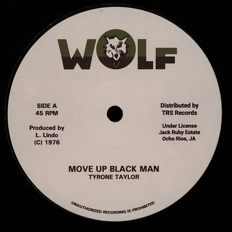 Tyrone Taylor / Black Disciples - Move Up Black Man / Free Rhodesia